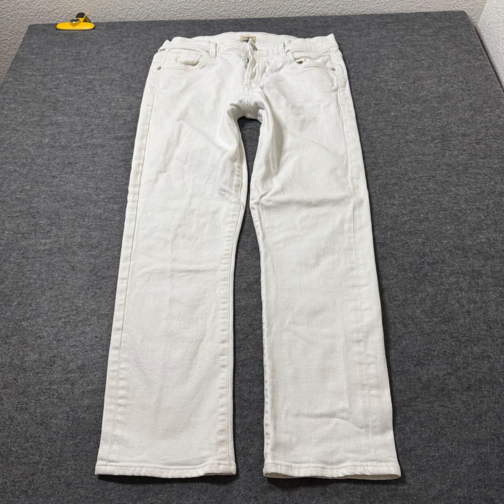 Citizens of Humanity Emerson Slim Boyfriend Jeans White 1797-3001 Size 27
